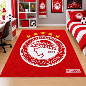 χαλί ολυμπιακός "olympiakos" 160x230cm oly-160x230