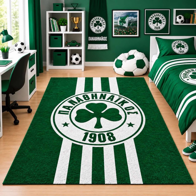 Χαλιά παναθηναϊκός "Panathinaikos" 160x230cm pao-160x230
